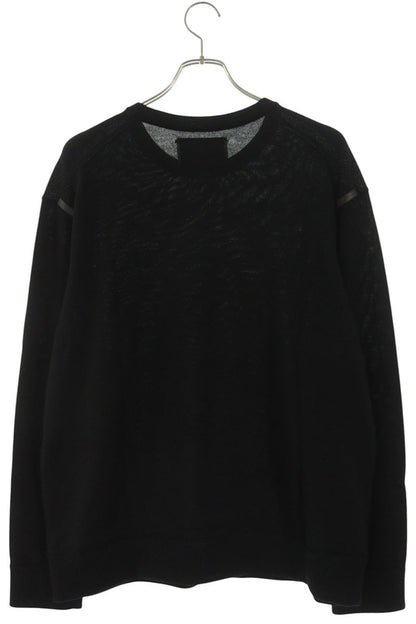 THE INOUE BROTHERS Alpaca Knit Leather Patch Black Size XL