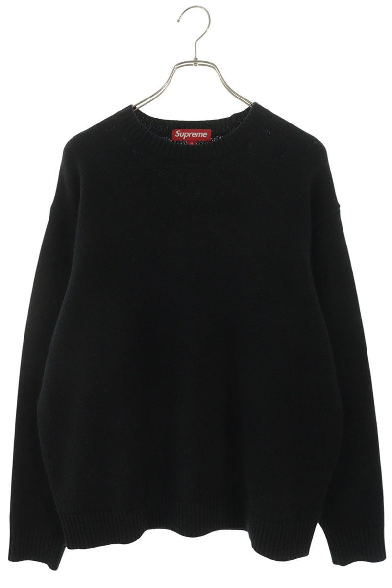SUPREME Angora Script Sweater Back Logo Wool Knit Size M