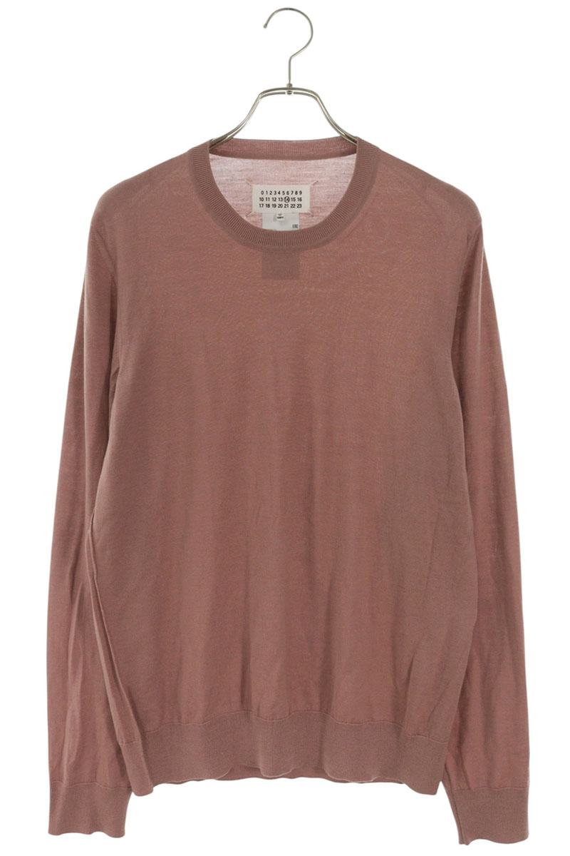 Maison Margiela Wool Knit Sweater Pink Size L