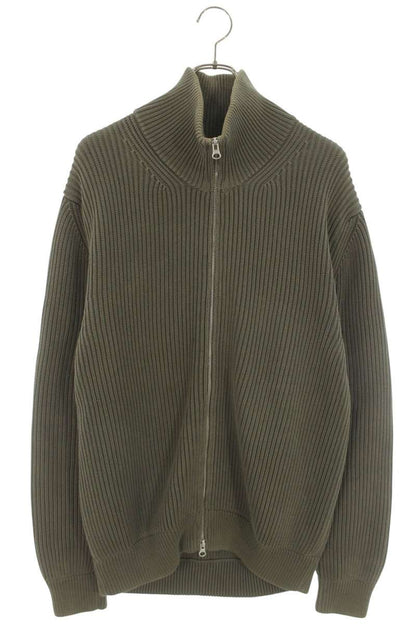 Maison Margiela 17SS Driver's Zip-up Knit Khaki Size L