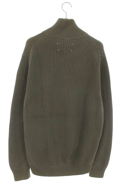 Maison Margiela 17SS Driver's Zip-up Knit Khaki Size L