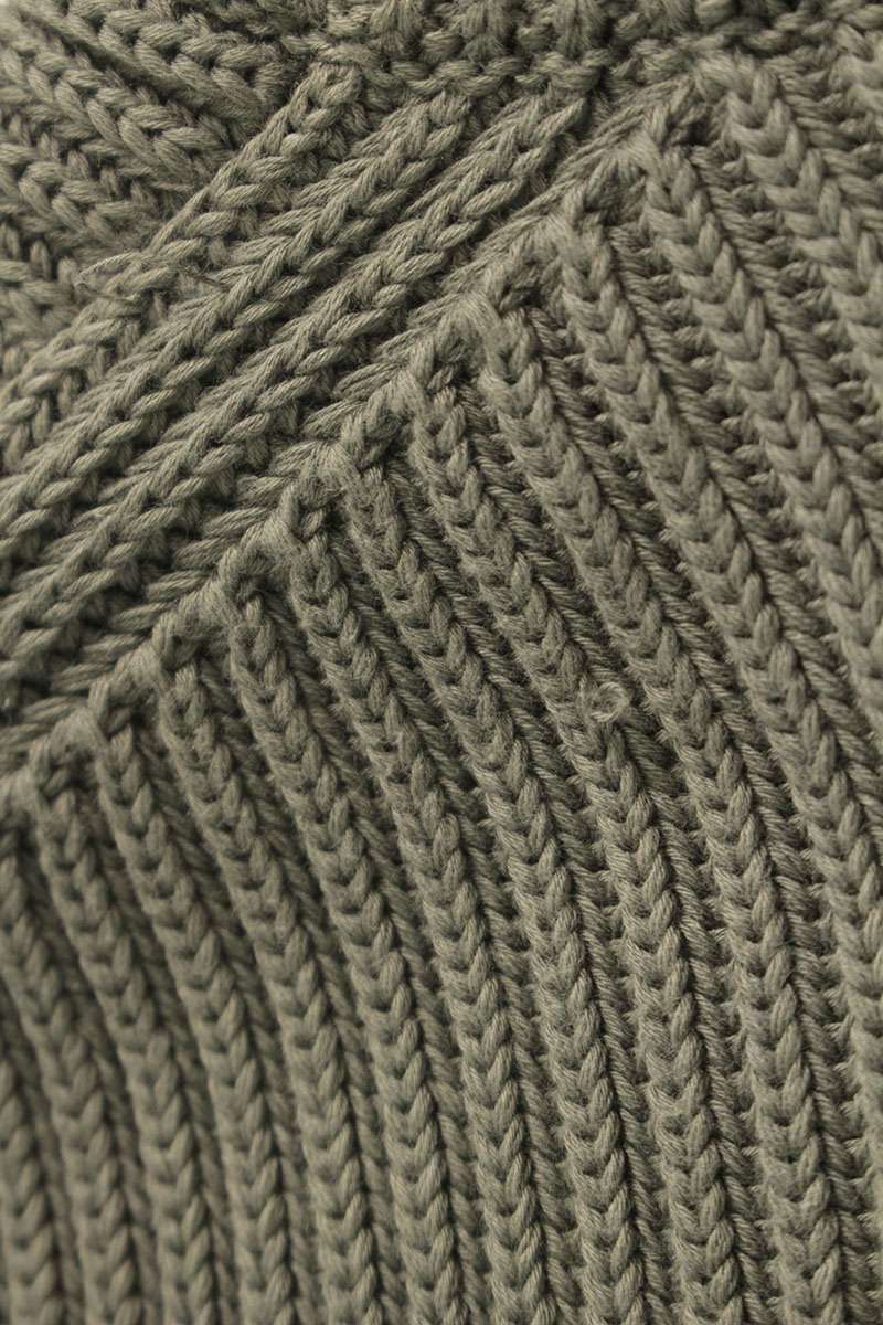 Maison Margiela 17SS Driver's Zip-up Knit Khaki Size L