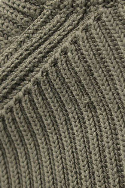 Maison Margiela 17SS Driver's Zip-up Knit Khaki Size L