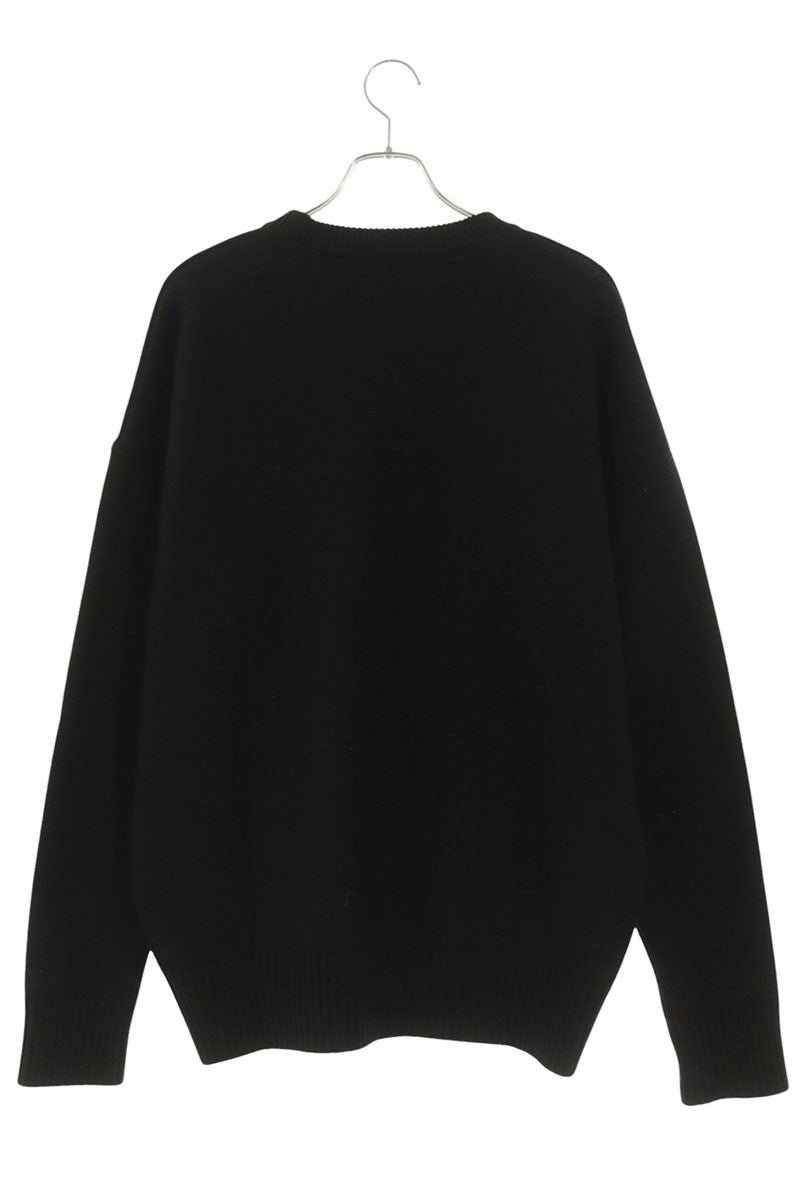 AMI Alexandre Mattiussi Wool Heart Logo Crewneck Knit Size L