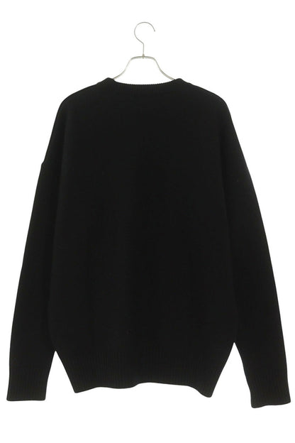 AMI Alexandre Mattiussi Wool Heart Logo Crewneck Knit Size L