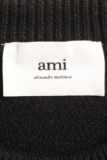 AMI Alexandre Mattiussi Wool Heart Logo Crewneck Knit Size L