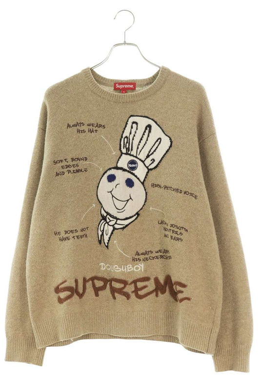 SUPREME 22AW Doughboy Sweater Beige Size M