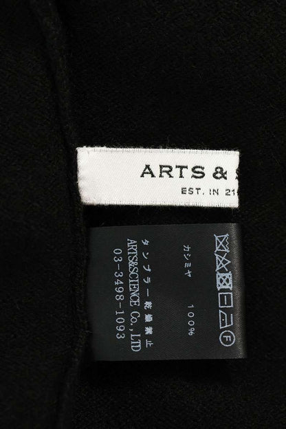 ARTS & SCIENCE Cashmere Crewneck Knit Black Size L