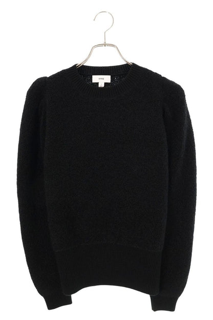 HYKE 23AW Alpaca Crewneck Knit Black Size S