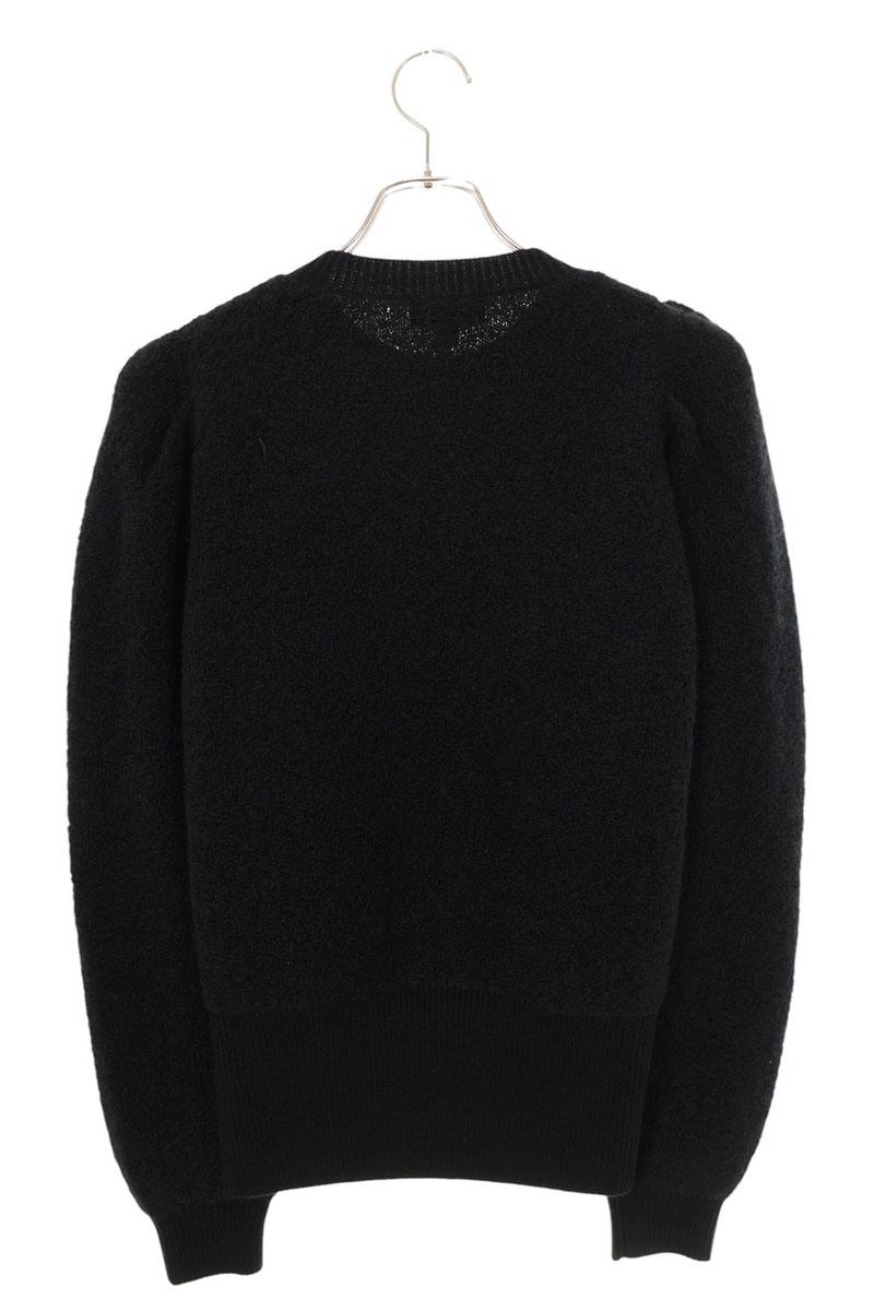 HYKE 23AW Alpaca Crewneck Knit Black Size S