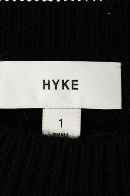 HYKE 23AW Alpaca Crewneck Knit Black Size S