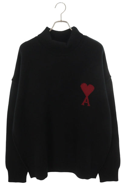 AMI Alexandre Mattiussi 26SS Heart Embroidered Knit Size XL