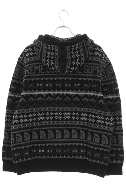 SUPREME 22AW x TNF Zip Up Hooded Sweater Black Size L