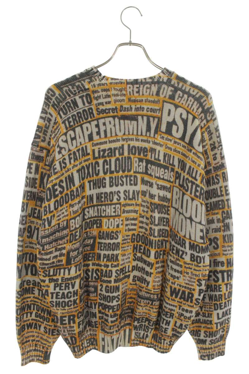 SUPREME 25AW Dash Snow Cotton Sweater Multi Size L