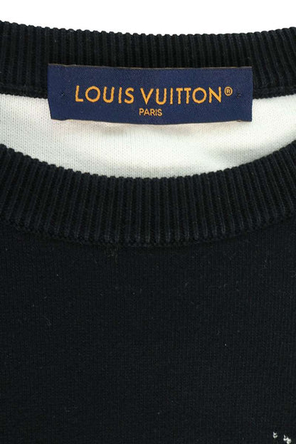 LOUISVUITTON Monogram Gradient Knit Black Size XL