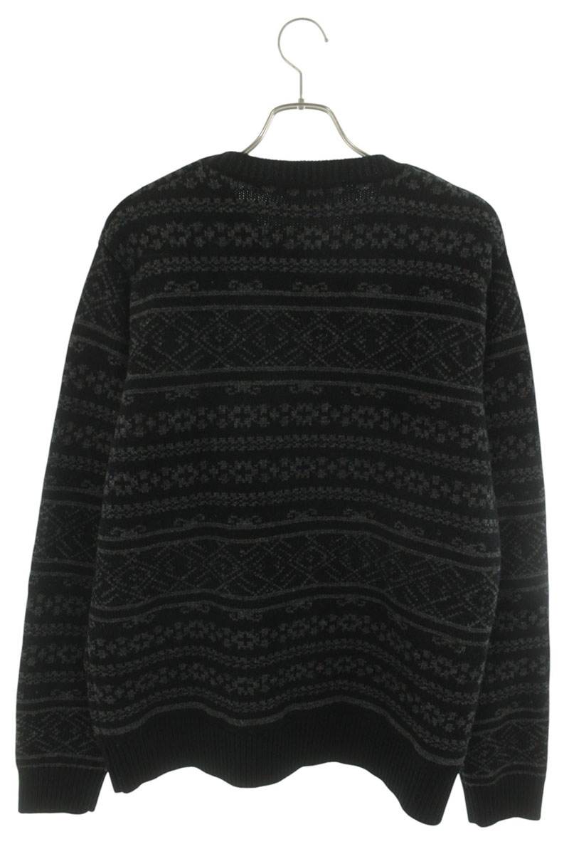 anon ink. Wool Nylon Crew Neck Knit Black Size M