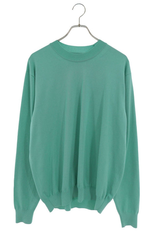WRAPINKNOT Crew Neck Knit Light Green Size L