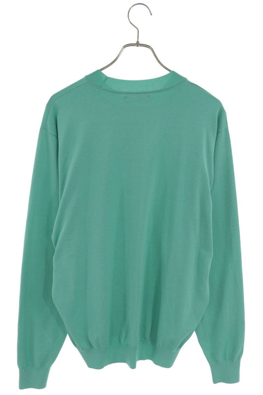 WRAPINKNOT Crew Neck Knit Light Green Size L