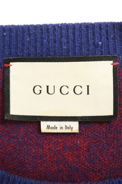 GUCCI GG Jacquard Wool Cashmere Knit Multi Size XL