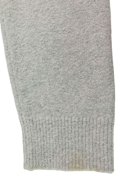 DIOR Lily of the Valley Embroidered Cotton Knit Gray Size XL
