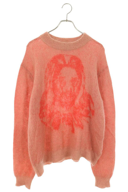 SAINT MICHAEL Human Design Mohair Knit Pink Size XL