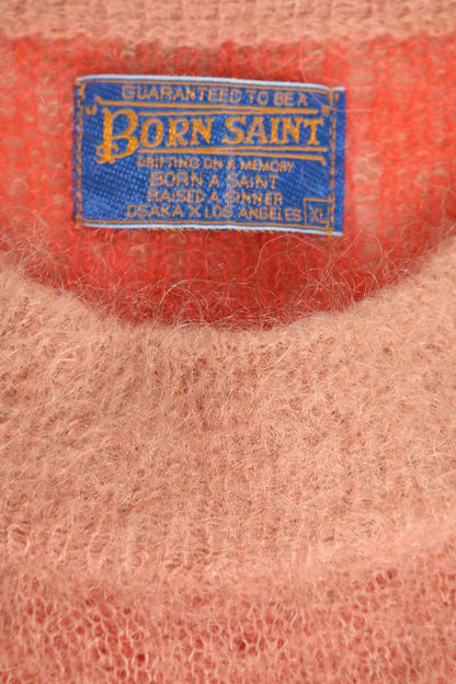 SAINT MICHAEL Human Design Mohair Knit Pink Size XL