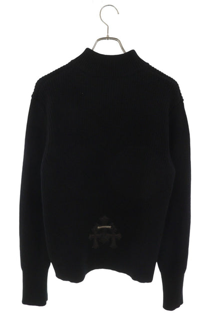 Chrome Hearts BAIT&TACKLE Cashmere Half-Zip Knit Size S