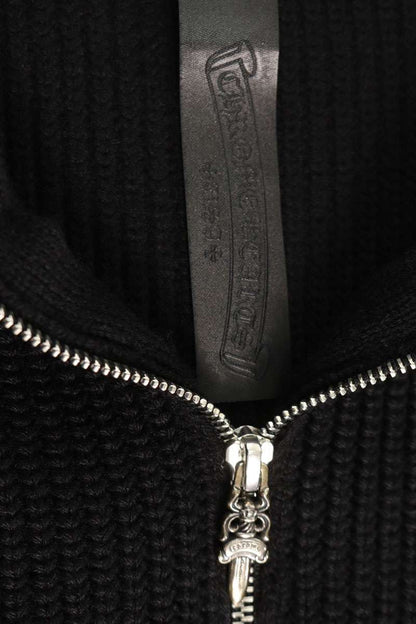 Chrome Hearts BAIT&TACKLE Cashmere Half-Zip Knit Size S