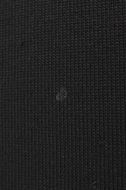VETEMENTS Wool Logo Print Knit Sweater Black Size M