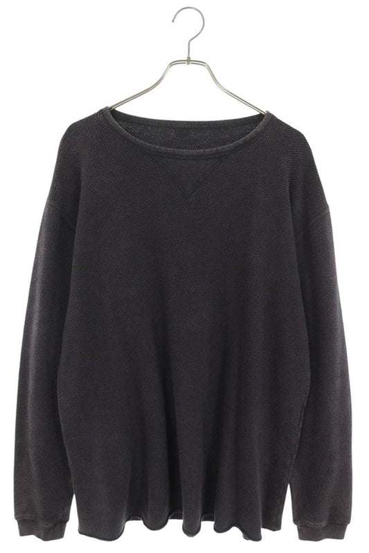 Porter Classic Garment-Dyed Cotton Crewneck Knit Blue Size M