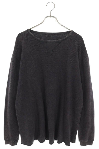 Porter Classic Garment-Dyed Cotton Crewneck Knit Blue Size M
