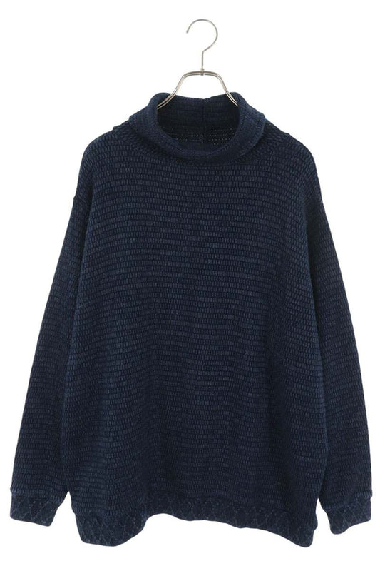 Porter Classic Garment-Dyed Cotton Knit Blue Size M