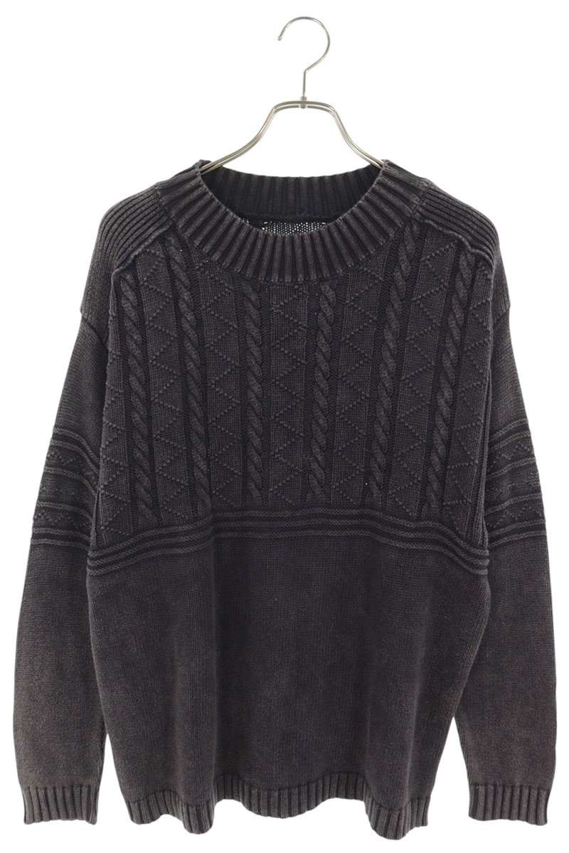 Porter Classic Garment-Dyed Cotton Knit Gray Size M