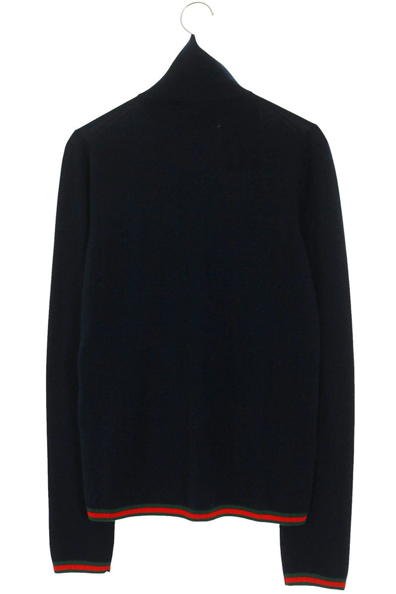 GUCCI Navy Fine Cashmere Knit Size S
