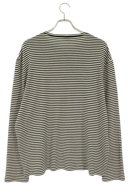 CELINE 19SS Crew Neck Stripe Knit Black/White Size XL