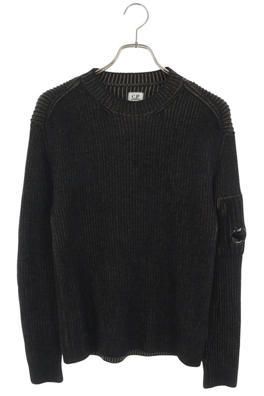 C.P.COMPANY Nylon Wool Fleece Sweater Black Size XS