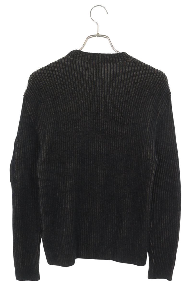 C.P.COMPANY Nylon Wool Fleece Sweater Black Size XS