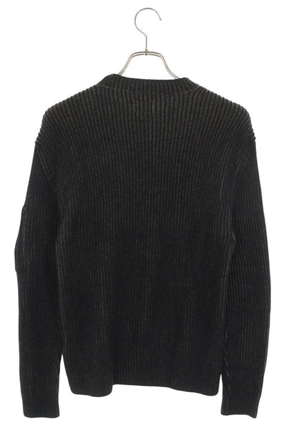 C.P.COMPANY Nylon Wool Fleece Sweater Black Size XS