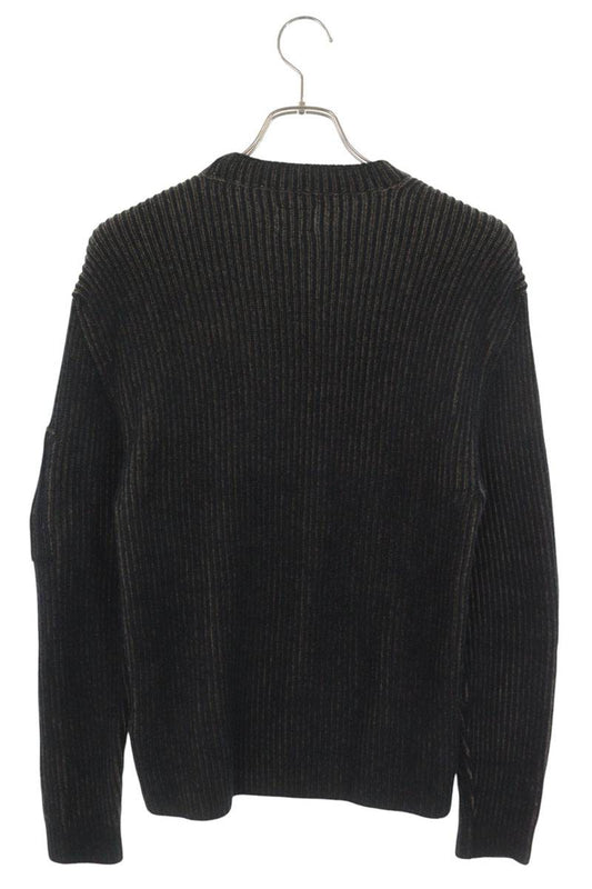 C.P.COMPANY Nylon Wool Fleece Sweater Black Size XS