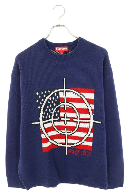 SUPREME 25AW Target Sweater Navy Size L