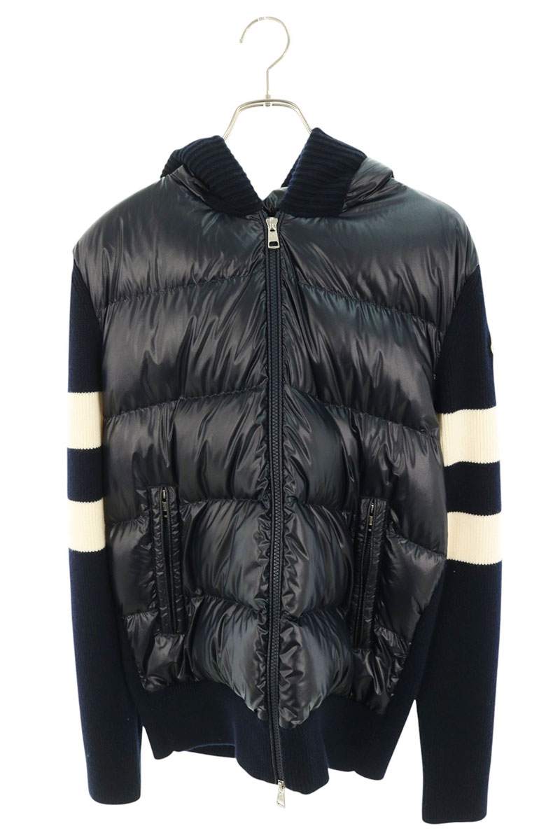 MONCLER Hybrid Down Sleeve Logo Sweater Multi Size S