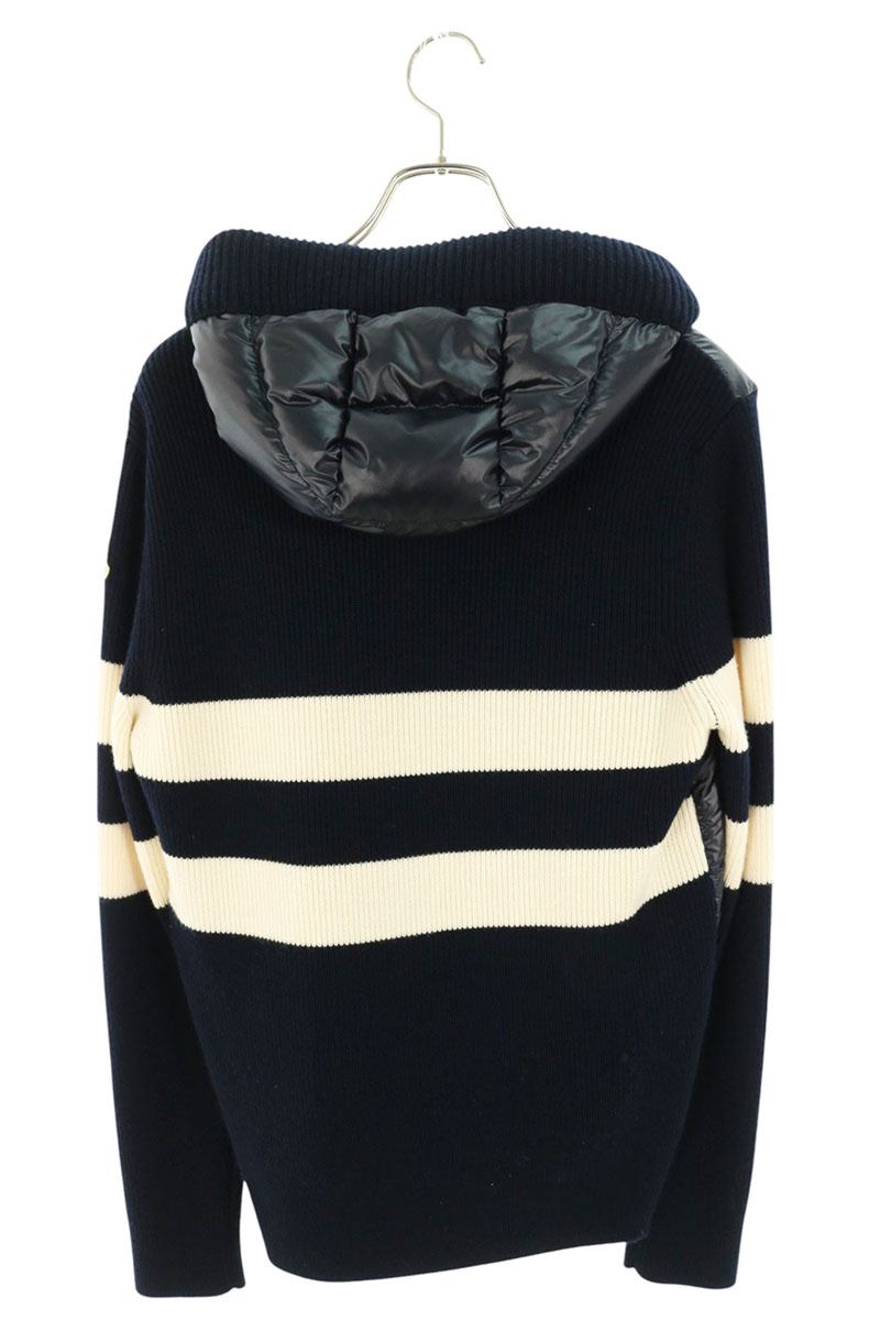 MONCLER Hybrid Down Sleeve Logo Sweater Multi Size S
