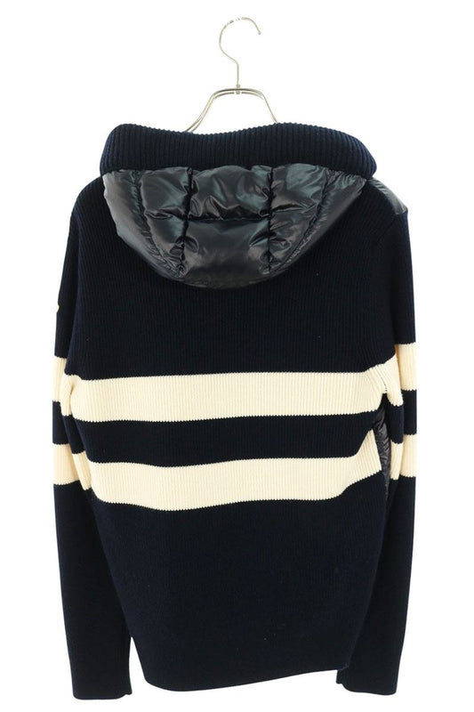 MONCLER Hybrid Down Sleeve Logo Sweater Multi Size S