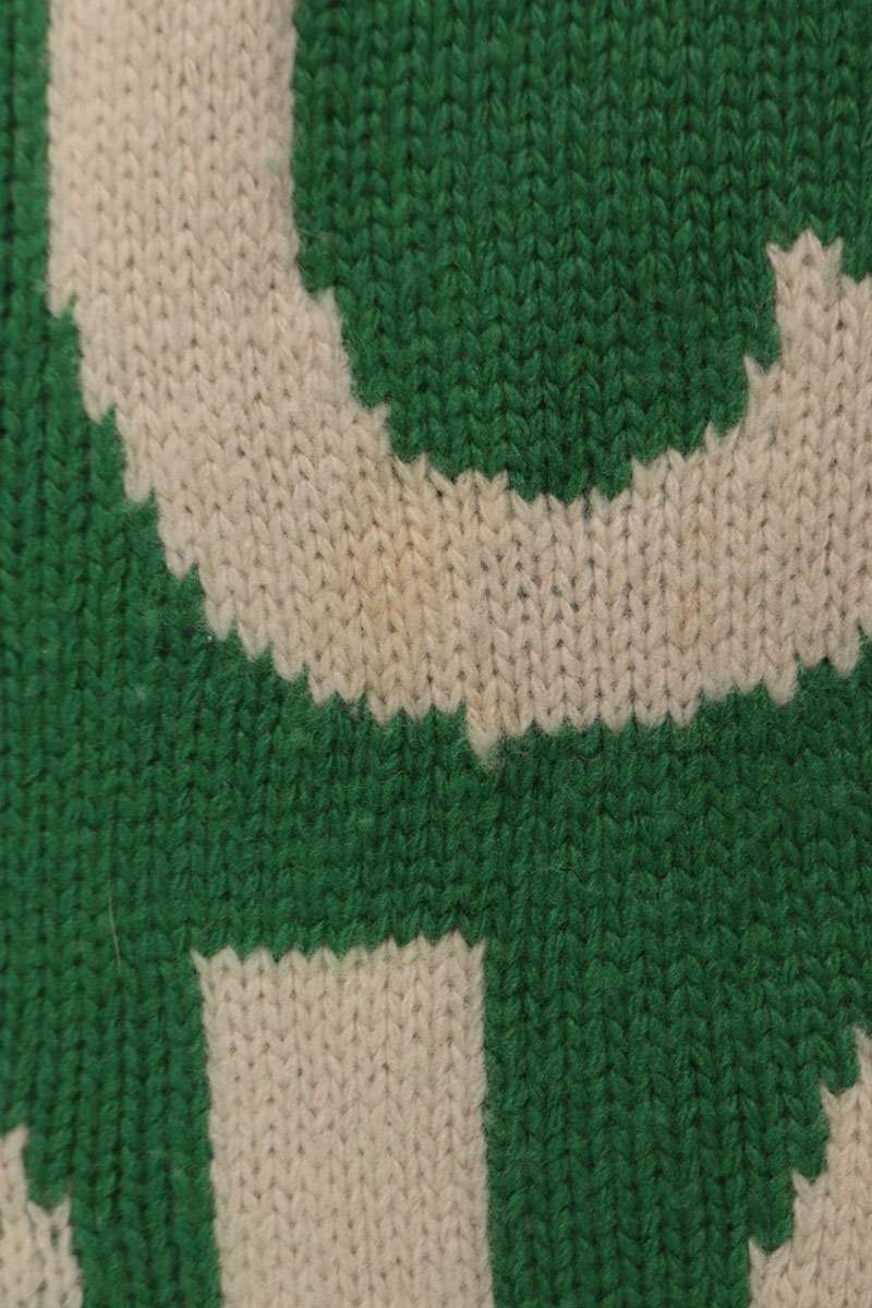 GUCCI Green All-Over Logo Crewneck Sweater Size XL