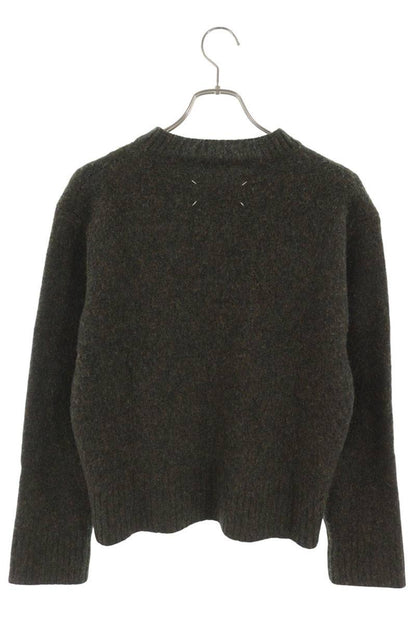 Maison Margiela Wool V-Neck Knit Green Size S