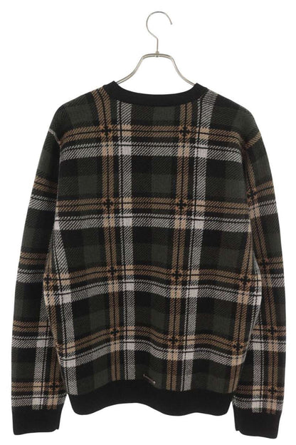 Chrome Hearts BIG CITY Argyle V-Neck Cashmere Knit Size L