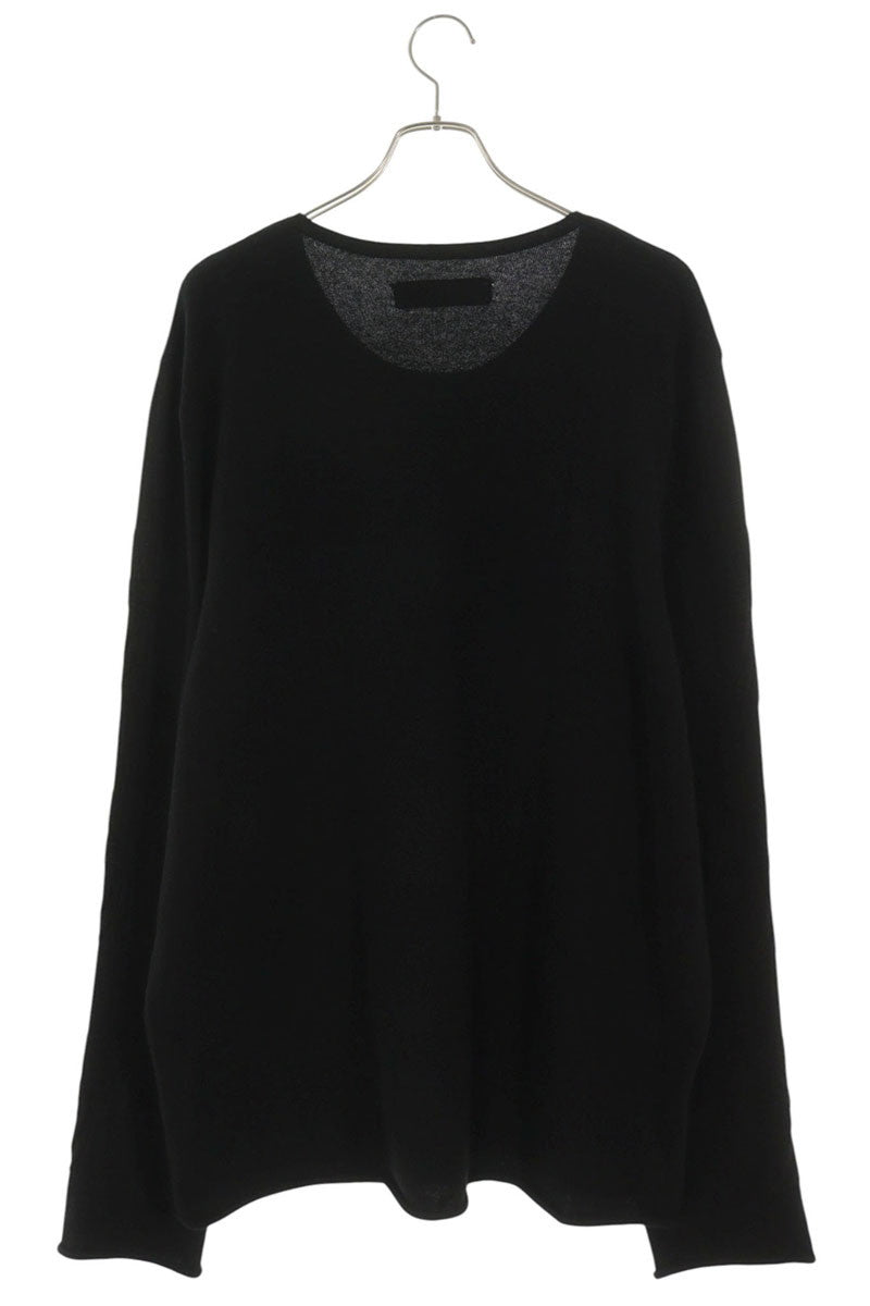 Chrome Hearts Cashmere Sleeve Cross Embroidered Knit Size XL