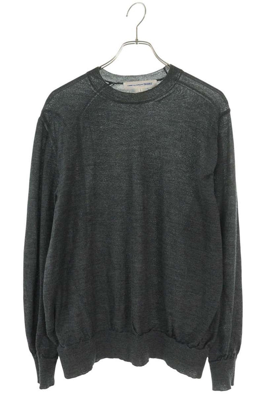 COMME des GARCONS SHIRT Gray Wool Crewneck Sweater Size L