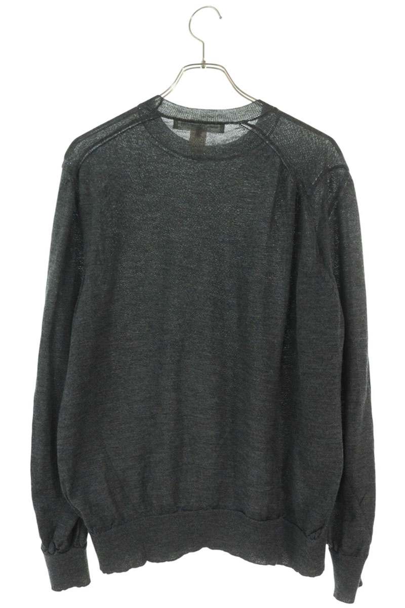 COMME des GARCONS SHIRT Gray Wool Crewneck Sweater Size L