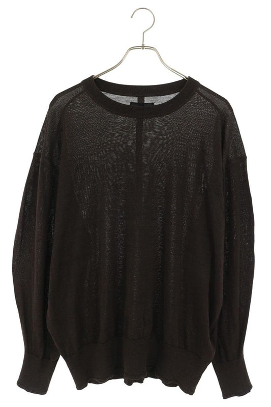PIPPIOLONO 26SS Crew Neck Knit Brown Size L